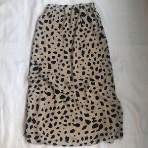 Animal Print Skirt